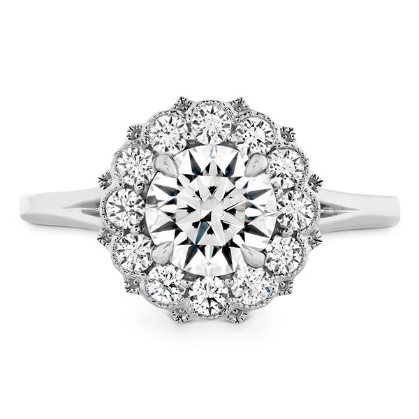 Liliana Halo Engagement Ring Sather's Leading Jewelers Fort Collins, CO