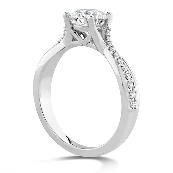 Simply Bridal Diamond Twist Semi Mount Image 2 Sather's Leading Jewelers Fort Collins, CO