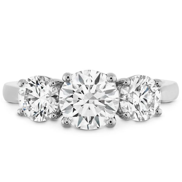 Simply Bridal Three Stone Semi-Mount Becky Beauchine Kulka Diamonds and Fine Jewelry Okemos, MI