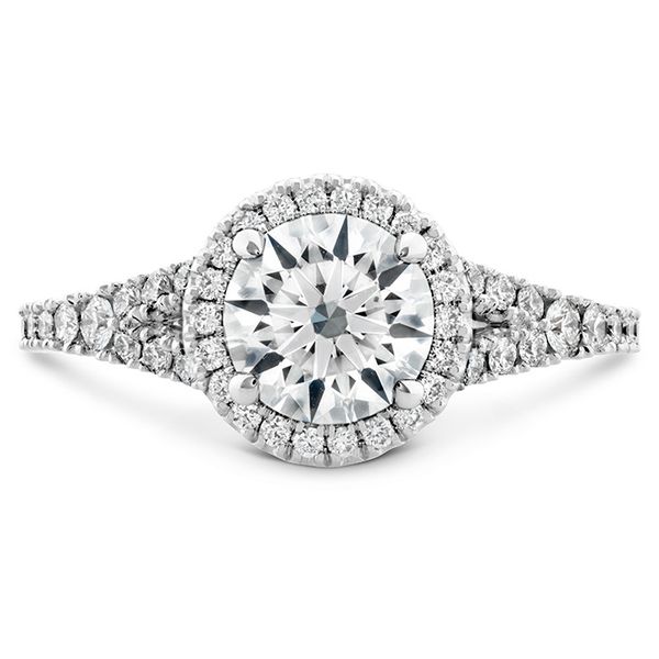 Transcend Premier HOF Halo Split Shank Engagement Ring Maharaja's Fine Jewelry & Gift Panama City, FL