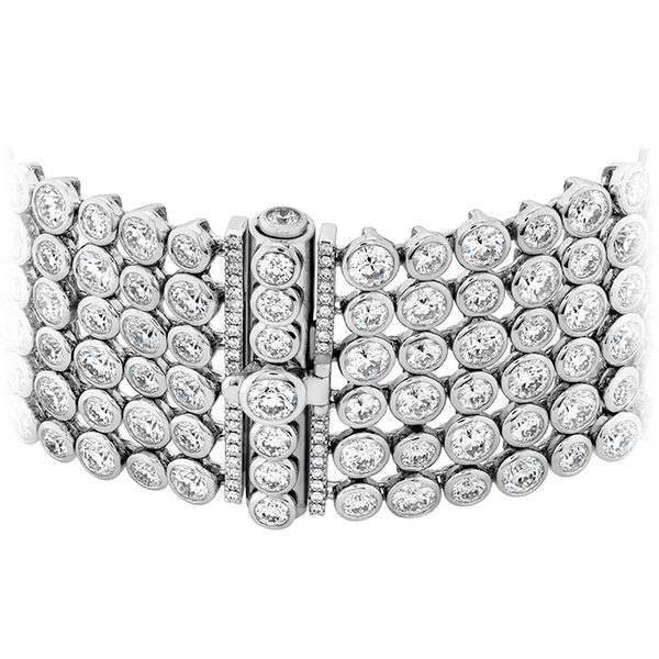 HOF 6 Row Bezel Diamond Bracelet Image 3 Jim Bartlett Fine Jewelry Longview, TX