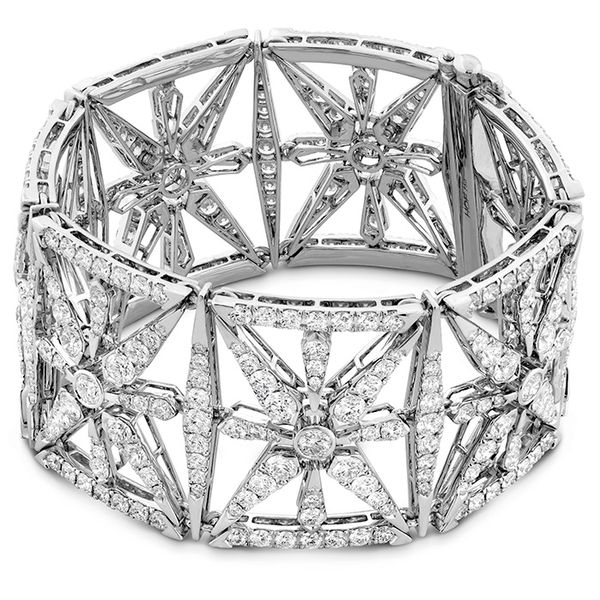 Triplicity Diamond Cuff Bracelet Image 2 Jim Bartlett Fine Jewelry Longview, TX