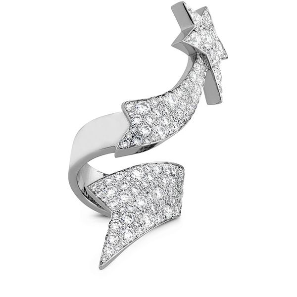 Illa Double Star Stud Earrings Image 4 Romm Diamonds Brockton, MA