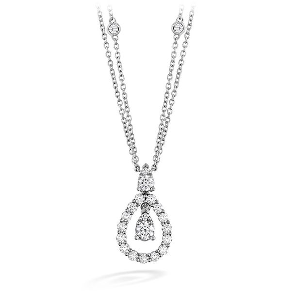 0.8 ctw. Aerial Diamond Drop Necklace in 18K White Gold Image 2 Becky Beauchine Kulka Diamonds and Fine Jewelry Okemos, MI