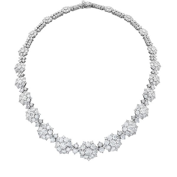 39 ctw. Beloved Cluster Necklace in 18K White Gold Becky Beauchine Kulka Diamonds and Fine Jewelry Okemos, MI