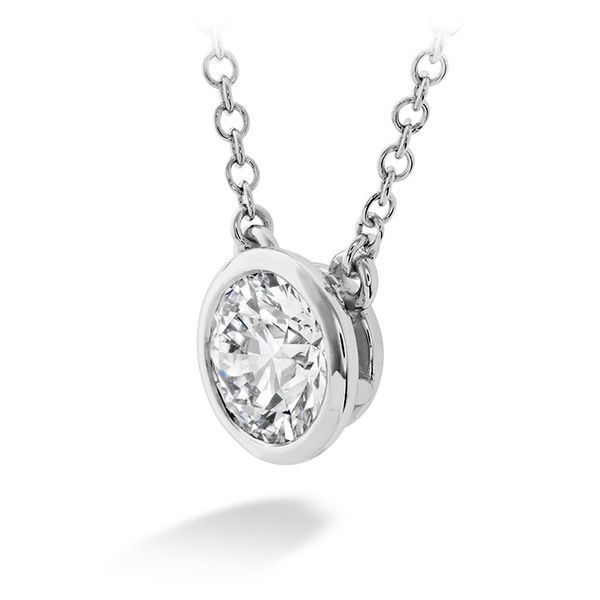 HOF Classic Bezel Solitaire Pendant Image 2 Sather's Leading Jewelers Fort Collins, CO