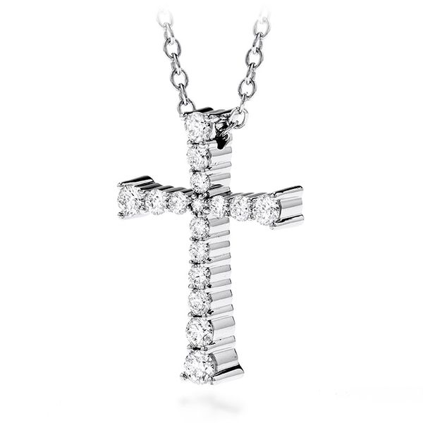 Divine Journey Cross Pendant Necklace Image 2 Von's Jewelry, Inc. Lima, OH
