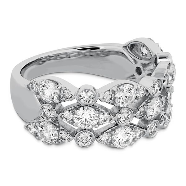 HOF Bezel Regal Triple Ring Image 4 Becky Beauchine Kulka Diamonds and Fine Jewelry Okemos, MI