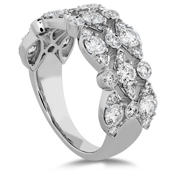 HOF Bezel Regal Triple Ring Image 2 Valentine's Fine Jewelry Dallas, PA