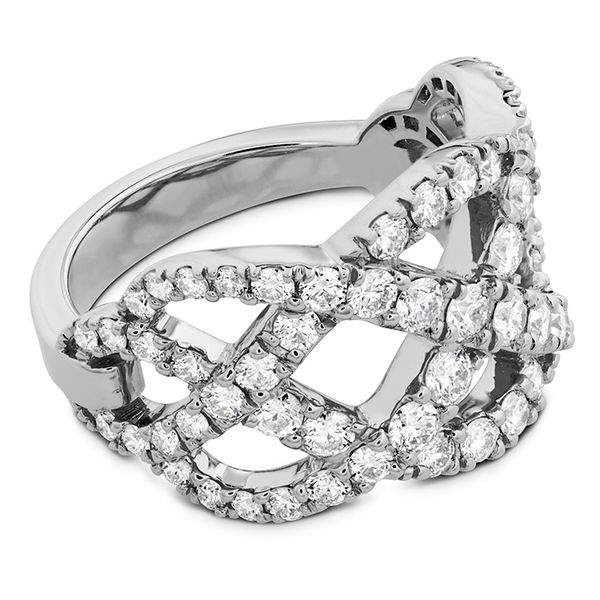 Intertwining Diamond Right Hand Ring Image 3 Maharaja's Fine Jewelry & Gift Panama City, FL