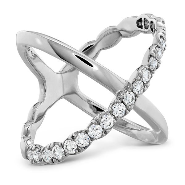 Lorelei Criss Cross Ring Image 3 Becky Beauchine Kulka Diamonds and Fine Jewelry Okemos, MI