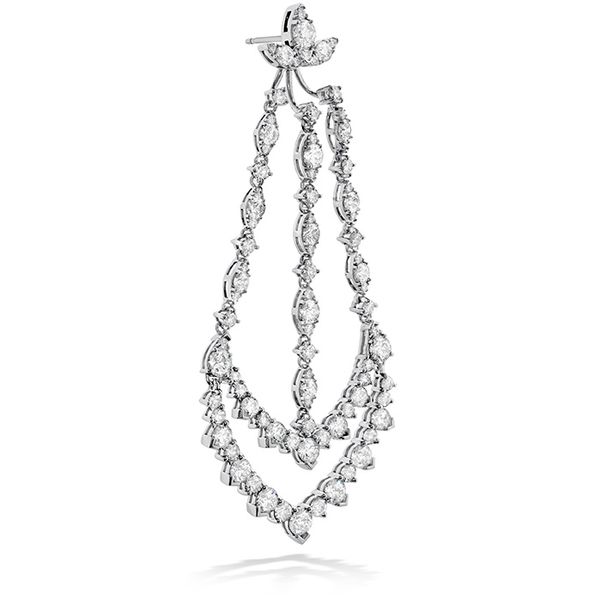 HOF Classic Diamond Hoop - Large Image 3 Maharaja's Fine Jewelry & Gift Panama City, FL