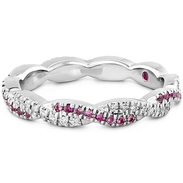 Harley Go Boldly Braided Eternity Power Band with Sapphires Image 3 Von's Jewelry, Inc. Lima, OH