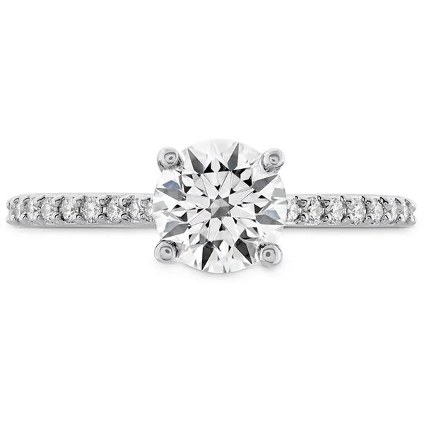 Camilla HOF Engagement Ring with Diamond Band Meyers Jewelers Grove City, OH