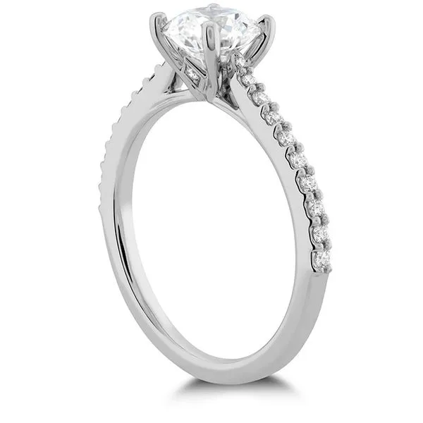 Camilla HOF Engagement Ring with Diamond Band Image 4 Meyers Jewelers Grove City, OH