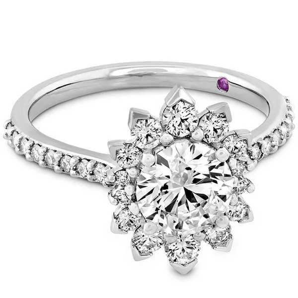 Behati Say It Your Way Oval Engagement Ring Image 3 Meyers Jewelers Grove City, OH