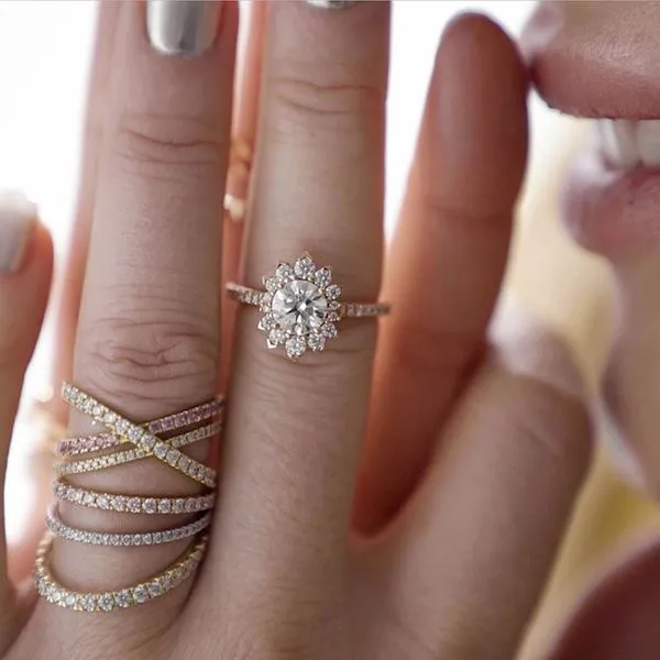 Behati Say It Your Way Oval Engagement Ring Image 4 Meyers Jewelers Grove City, OH