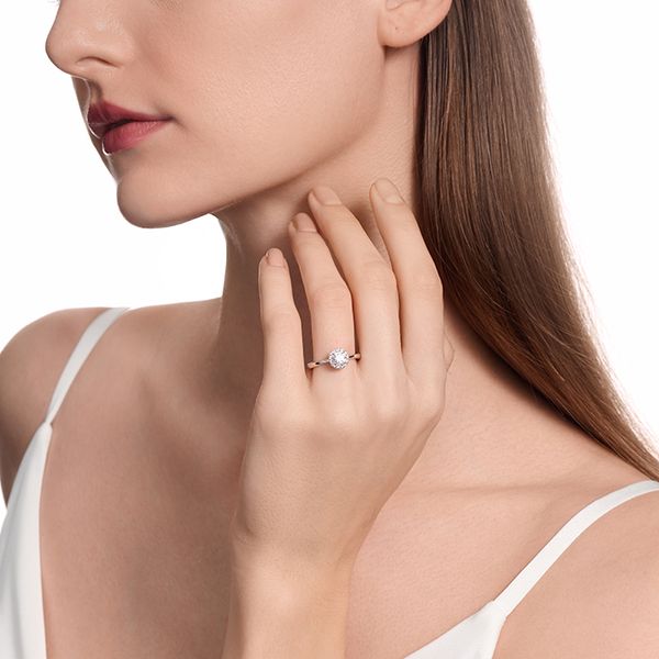 Vela Halo Ring Image 2 Harris Jeweler Troy, OH