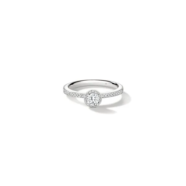 Timeless Hidden Halo Engagement Ring Meyers Jewelers Grove City, OH