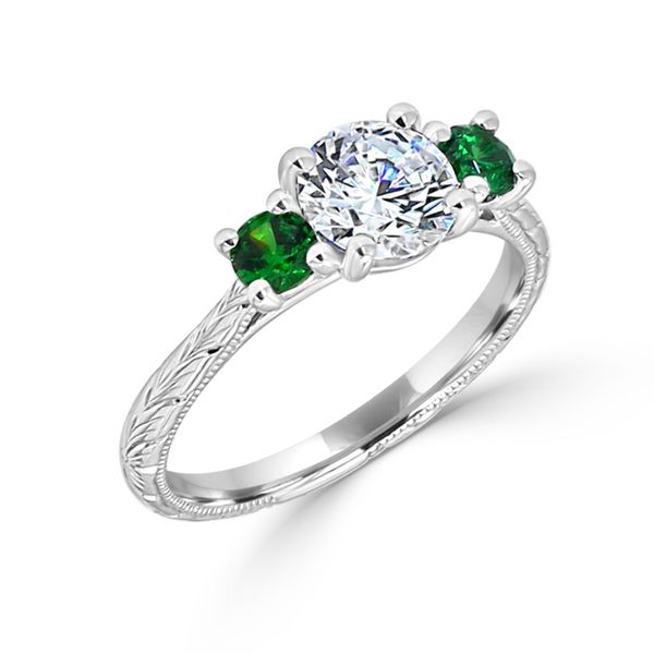 Aly Side Stone Engagement Ring Jayson Jewelers Cape Girardeau, MO