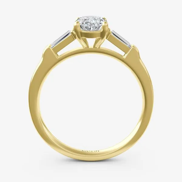 ●ONE BRILLIANT● NeriahaOB529Crystal Brown 5009360819 Jinx Hexagon Halo Black and Brown Diamond Ring in 14k Rose