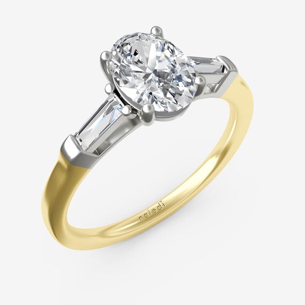 Orane Side Stone Engagement Ring Marks of Design Shelton, CT