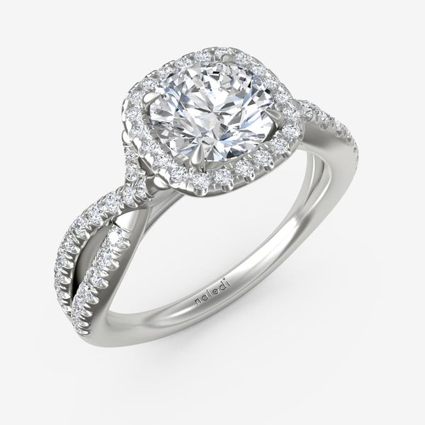 Erika Halo Engagement Ring Segner's Jewelers Fredericksburg, TX