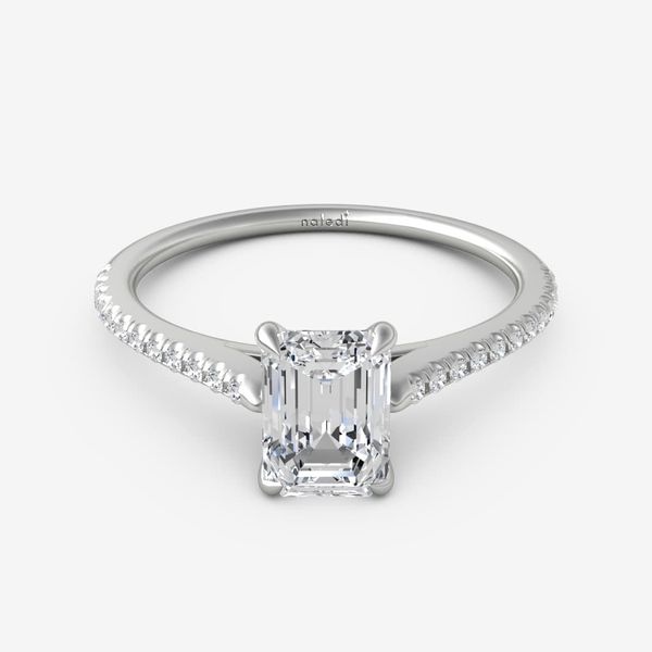 Effie Diamond Shank Engagement Ring Image 2 Marks of Design Shelton, CT