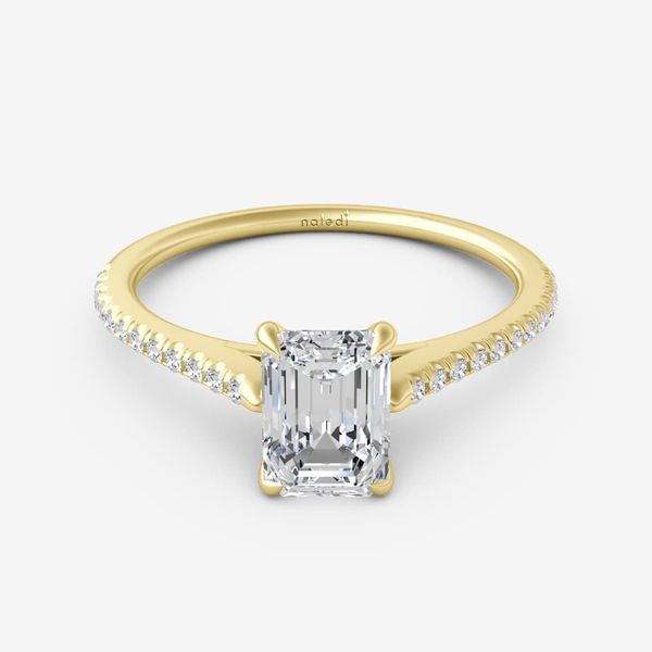 Effie Diamond Shank Engagement Ring Image 2 Becky Beck's Jewelry DeKalb, IL