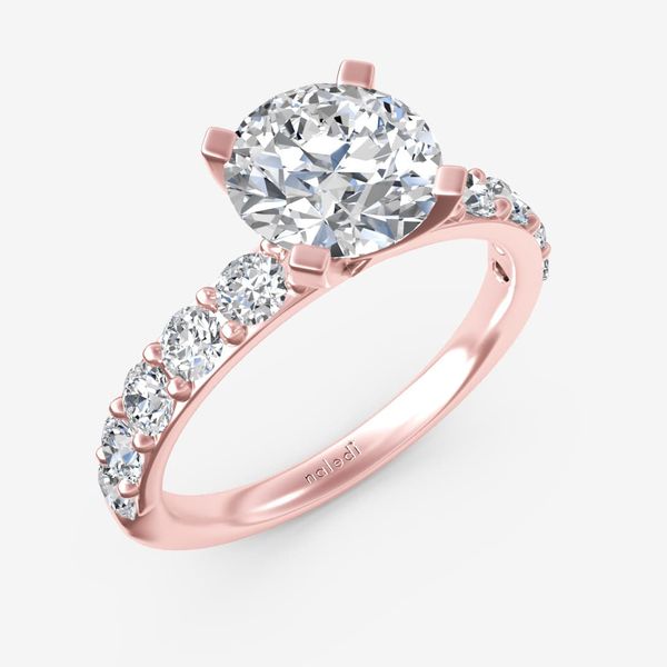 Darby Diamond Shank Engagement Ring Marks of Design Shelton, CT