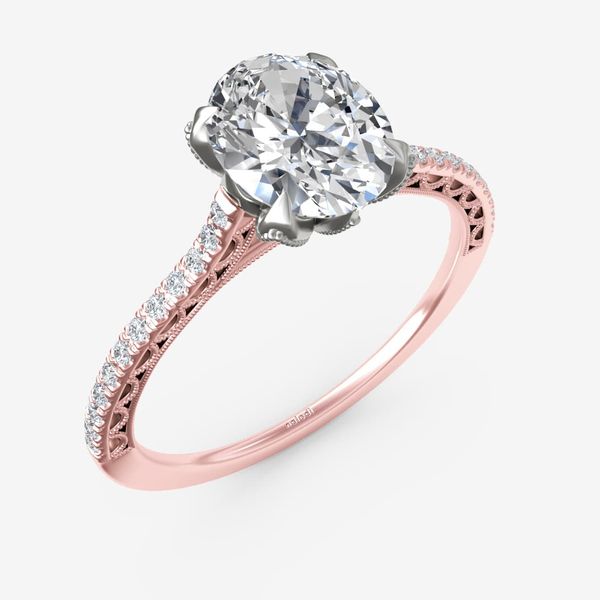 Teresa Diamond Shank Engagement Ring Crews Jewelry Grandview, MO