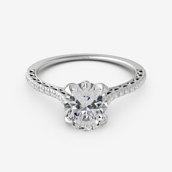 Teresa Diamond Shank Engagement Ring Image 2 Jayson Jewelers Cape Girardeau, MO