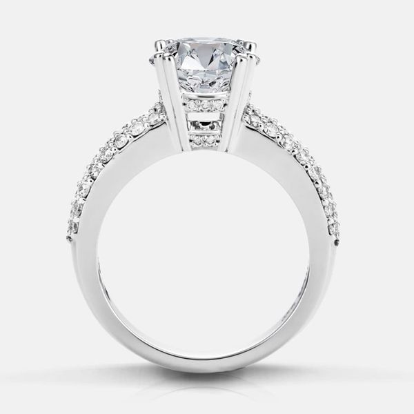 Straight Diamond Engagement Ring Image 3 Jayson Jewelers Cape Girardeau, MO