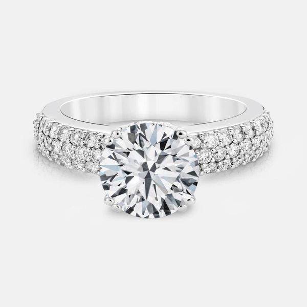Straight Diamond Engagement Ring Image 2 Jayson Jewelers Cape Girardeau, MO
