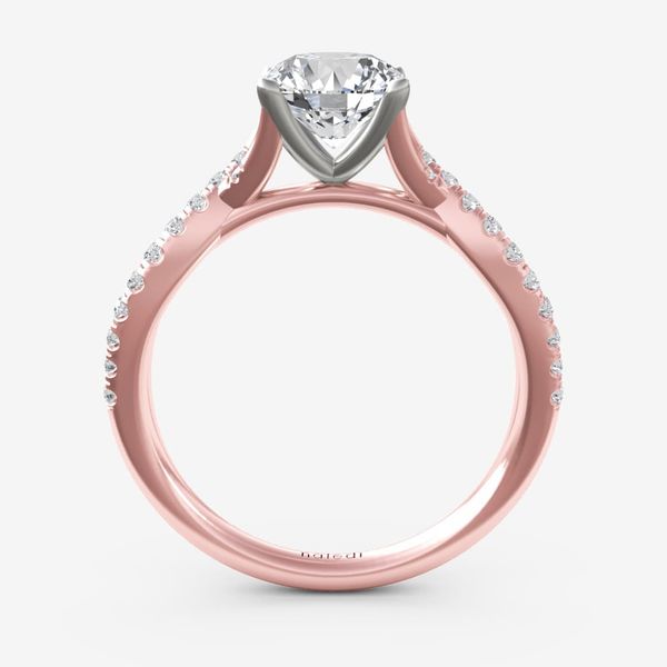 Split & Twist Shank Engagement Ring Image 3 Jayson Jewelers Cape Girardeau, MO