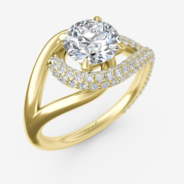 Alicia Free Form Engagement Ring N0110SMA125RD14KYE | Trinity Diamonds Inc.  | Tucson, AZ