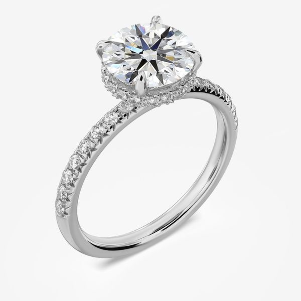 Genevieve Hidden Halo Engagement Ring Segner's Jewelers Fredericksburg, TX