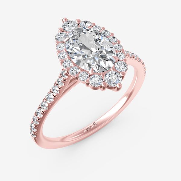 Ryan Halo Engagement Ring Segner's Jewelers Fredericksburg, TX