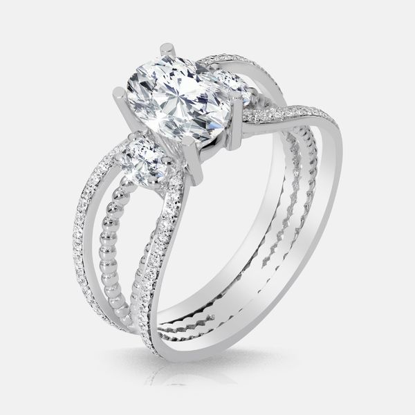 Stephanie Free Form Engagement Ring Jayson Jewelers Cape Girardeau, MO