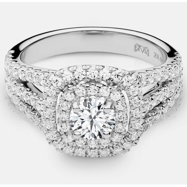 Aggie Halo Engagement Ring Image 2 Jayson Jewelers Cape Girardeau, MO