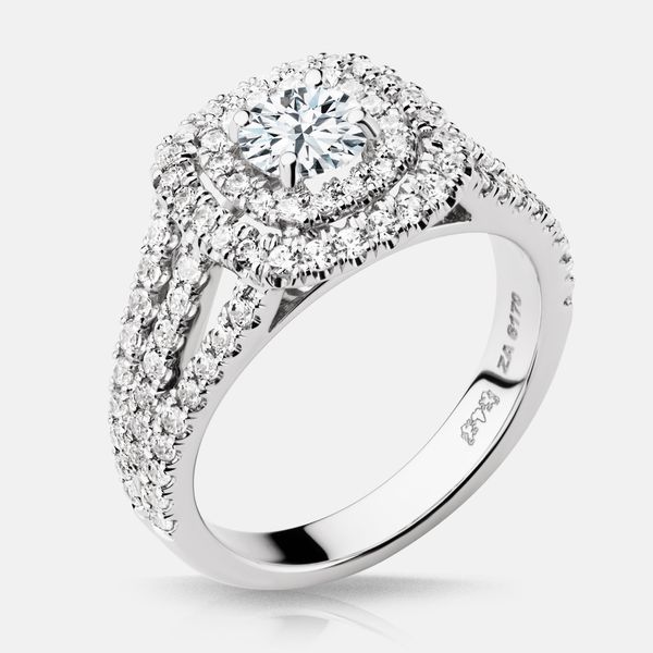 Aggie Halo Engagement Ring Jayson Jewelers Cape Girardeau, MO