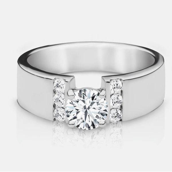 Joanna Diamond Shank Engagement Ring Image 2 Segner's Jewelers Fredericksburg, TX