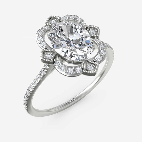 Tanya Halo Engagement Ring Jayson Jewelers Cape Girardeau, MO