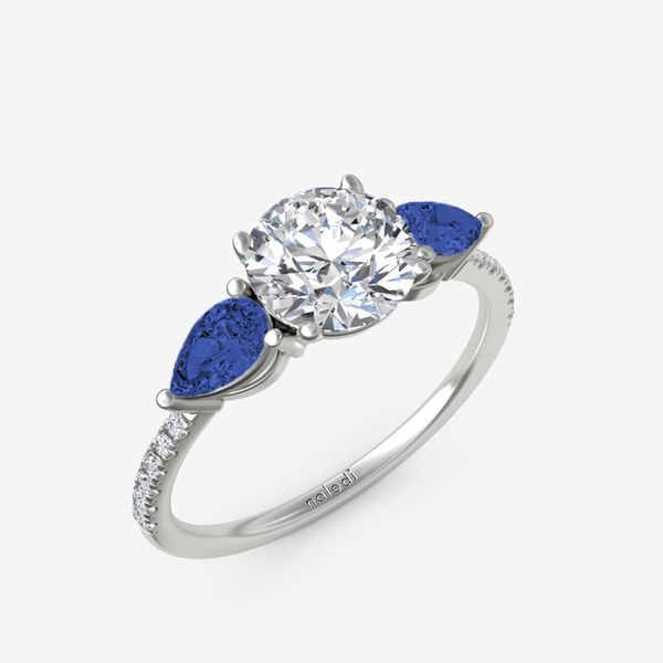 Alice Side Stone Engagement Ring Segner's Jewelers Fredericksburg, TX