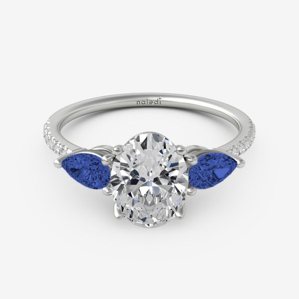 Alice Side Stone Engagement Ring Image 2 Jayson Jewelers Cape Girardeau, MO