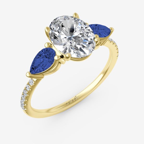 Alice Side Stone Engagement Ring Trinity Diamonds Inc. Tucson, AZ