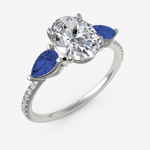 Alice Side Stone Engagement Ring Segner's Jewelers Fredericksburg, TX