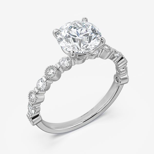 Layla Diamond Shank Engagement Ring Segner's Jewelers Fredericksburg, TX