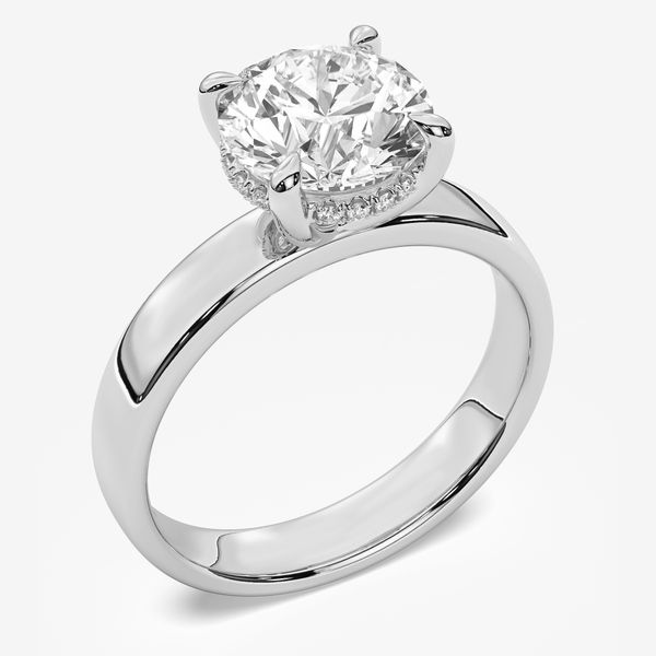 Kacy B Hidden Halo Engagement Ring Becky Beck's Jewelry DeKalb, IL
