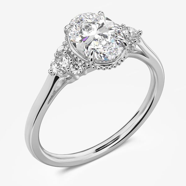 Scarlett Side Stone Engagement Ring Marks of Design Shelton, CT